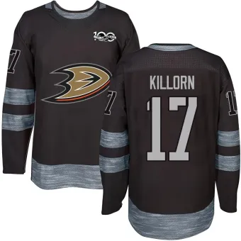 Men's Alex Killorn Anaheim Ducks 1917-2017 100th Anniversary Jersey - Black Authentic