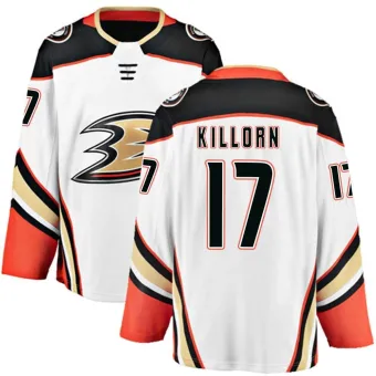 Men's Alex Killorn Anaheim Ducks Away Jersey - White Breakaway