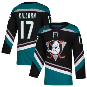 Men's Alex Killorn Anaheim Ducks Teal Alternate Jersey - Black Authentic