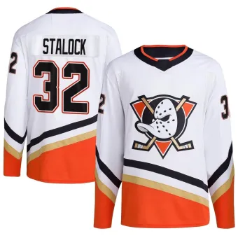 Men's Alex Stalock Anaheim Ducks Reverse Retro 2.0 Jersey - White Authentic