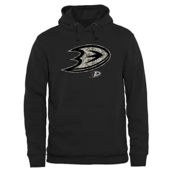 Men's Anaheim Ducks Rink Warrior Pullover Hoodie - Black