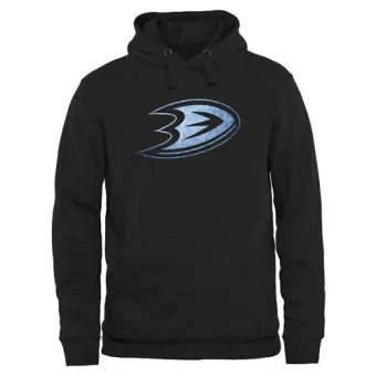 Men's Anaheim Ducks Rinkside Pond Hockey Pullover Hoodie - - Black