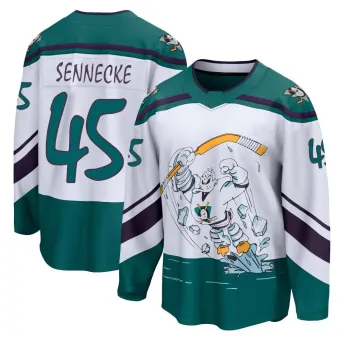 Men's Beckett Sennecke Anaheim Ducks 2020/21 Special Edition Jersey - White Breakaway