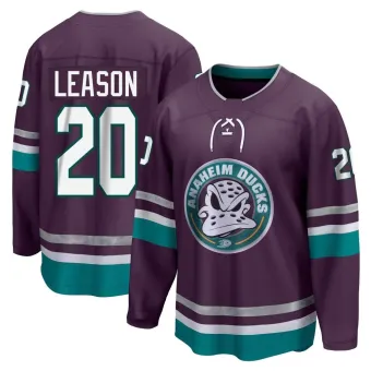 Men's Brett Leason Anaheim Ducks 30th Anniversary Premier Jersey - Purple Breakaway