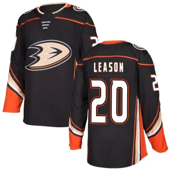 Men's Brett Leason Anaheim Ducks Home Jersey - Black Authentic