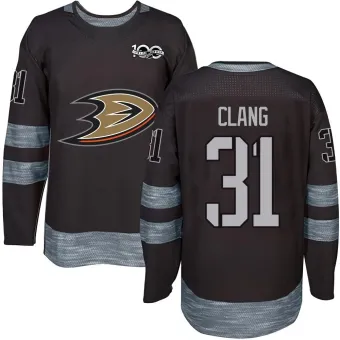 Men's Calle Clang Anaheim Ducks 1917-2017 100th Anniversary Jersey - Black Authentic