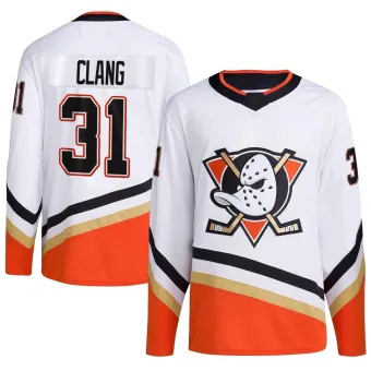 Men's Calle Clang Anaheim Ducks Reverse Retro 2.0 Jersey - White Authentic