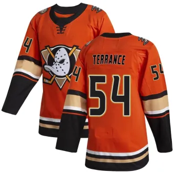 Men's Carey Terrance Anaheim Ducks Alternate Jersey - Orange Authentic