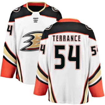 Men's Carey Terrance Anaheim Ducks Away Jersey - White Breakaway