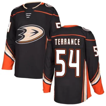 Men's Carey Terrance Anaheim Ducks Home Jersey - Black Authentic