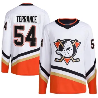 Men's Carey Terrance Anaheim Ducks Reverse Retro 2.0 Jersey - White Authentic