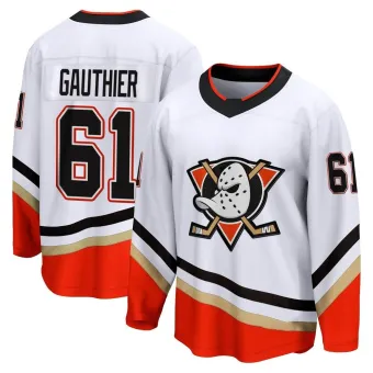 Men's Cutter Gauthier Anaheim Ducks Special Edition 2.0 Jersey - White Breakaway