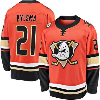 Men's Dan Bylsma Anaheim Ducks 2019/20 Alternate Premier Jersey - Orange Breakaway