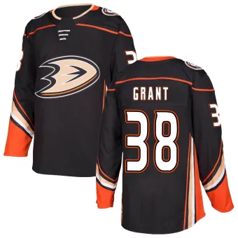 Men's Derek Grant Anaheim Ducks Home Jersey - Black Authentic