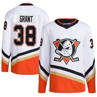 Men's Derek Grant Anaheim Ducks Reverse Retro 2.0 Jersey - White Authentic