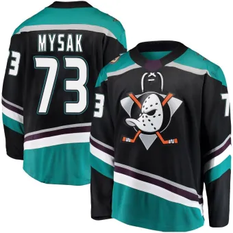 Men's Jan Mysak Anaheim Ducks Alternate Jersey - Black Breakaway