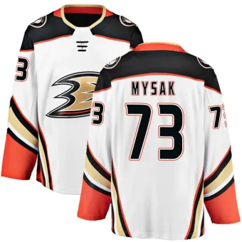 Men's Jan Mysak Anaheim Ducks Away Jersey - White Breakaway