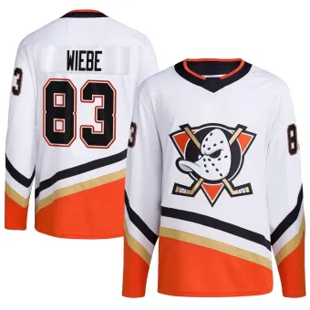 Men's Jaxsen Wiebe Anaheim Ducks Reverse Retro 2.0 Jersey - White Authentic