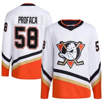 Men's Luka Profaca Anaheim Ducks Reverse Retro 2.0 Jersey - White Authentic