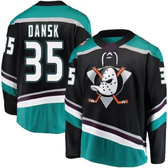 Men's Oscar Dansk Anaheim Ducks Alternate Jersey - Black Breakaway