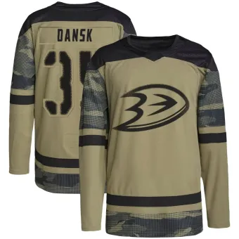 Men's Oscar Dansk Anaheim Ducks Military Appreciation Practice Jersey - Camo Authentic