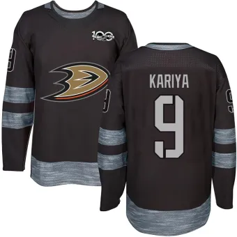 Men's Paul Kariya Anaheim Ducks 1917-2017 100th Anniversary Jersey - Black Authentic