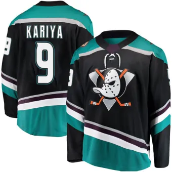 Men's Paul Kariya Anaheim Ducks Alternate Jersey - Black Breakaway