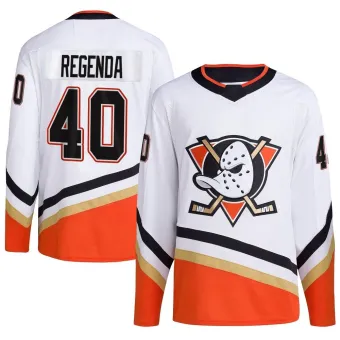 Men's Pavol Regenda Anaheim Ducks Reverse Retro 2.0 Jersey - White Authentic