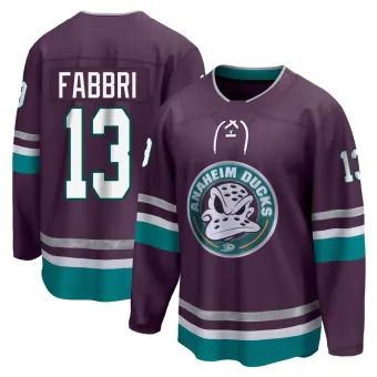 Men's Robby Fabbri Anaheim Ducks 30th Anniversary Premier Jersey - Purple Breakaway