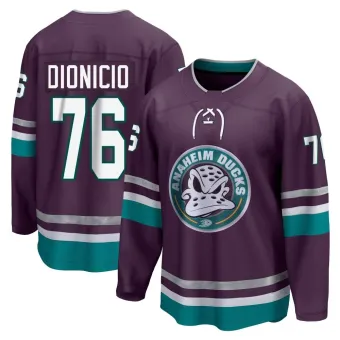 Men's Rodwin Dionicio Anaheim Ducks 30th Anniversary Premier Jersey - Purple Breakaway