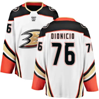 Men's Rodwin Dionicio Anaheim Ducks Away Jersey - White Breakaway