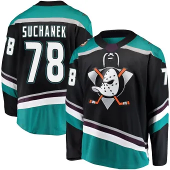 Men's Tomas Suchanek Anaheim Ducks Alternate Jersey - Black Breakaway