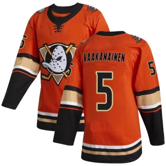 Men's Urho Vaakanainen Anaheim Ducks Alternate Jersey - Orange Authentic