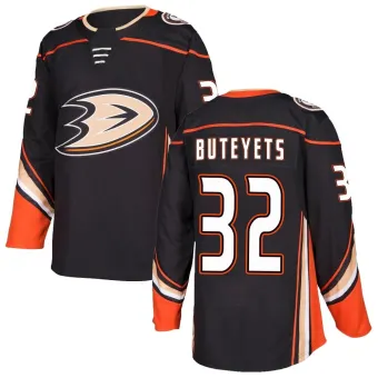 Men's Vyacheslav Buteyets Anaheim Ducks Home Jersey - Black Authentic