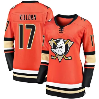 Women's Alex Killorn Anaheim Ducks 2019/20 Alternate Premier Jersey - Orange Breakaway