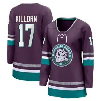 Women's Alex Killorn Anaheim Ducks 30th Anniversary Premier Jersey - Purple Breakaway