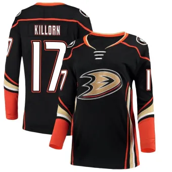 Women's Alex Killorn Anaheim Ducks Home Jersey - Black Breakaway