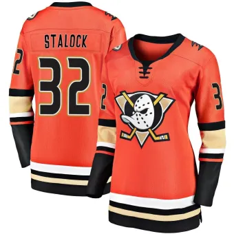 Women's Alex Stalock Anaheim Ducks 2019/20 Alternate Premier Jersey - Orange Breakaway