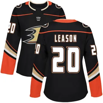 Women's Brett Leason Anaheim Ducks Home Jersey - Black Authentic