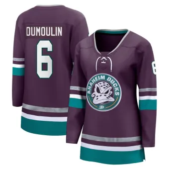 Women's Brian Dumoulin Anaheim Ducks 30th Anniversary Premier Jersey - Purple Breakaway