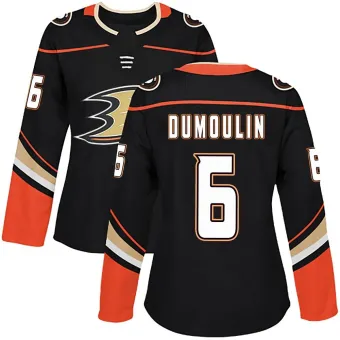 Women's Brian Dumoulin Anaheim Ducks Home Jersey - Black Authentic