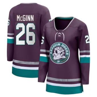 Women's Brock McGinn Anaheim Ducks 30th Anniversary Premier Jersey - Purple Breakaway