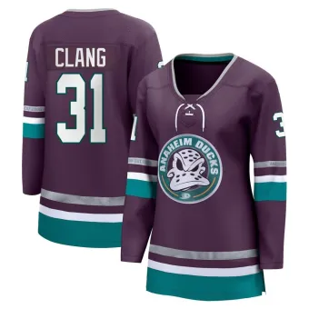 Women's Calle Clang Anaheim Ducks 30th Anniversary Premier Jersey - Purple Breakaway