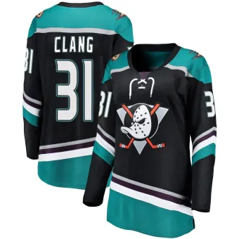 Women's Calle Clang Anaheim Ducks Alternate Jersey - Black Breakaway