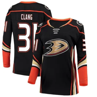 Women's Calle Clang Anaheim Ducks Home Jersey - Black Breakaway