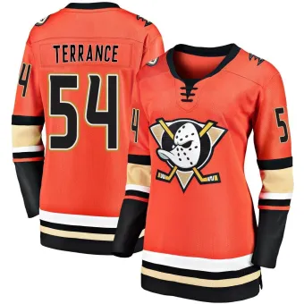 Women's Carey Terrance Anaheim Ducks 2019/20 Alternate Premier Jersey - Orange Breakaway