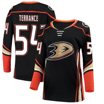 Women's Carey Terrance Anaheim Ducks Home Jersey - Black Breakaway