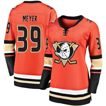 Women's Carson Meyer Anaheim Ducks 2019/20 Alternate Premier Jersey - Orange Breakaway