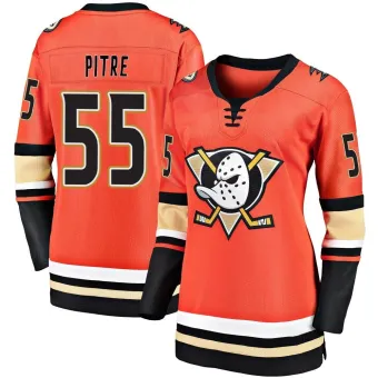 Women's Coulson Pitre Anaheim Ducks 2019/20 Alternate Premier Jersey - Orange Breakaway