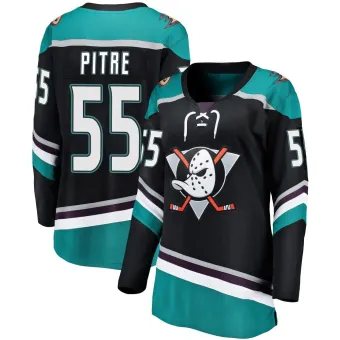 Women's Coulson Pitre Anaheim Ducks Alternate Jersey - Black Breakaway